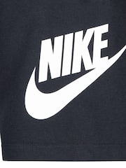 Nike Black Infant Club T-Shirt and Shorts Set - Image 4 of 5