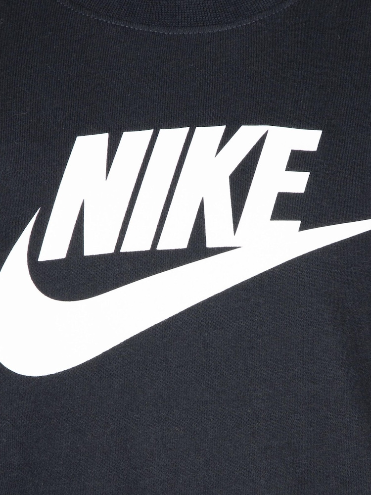 Nike Black Infant Club T-Shirt and Shorts Set - Image 5 of 5