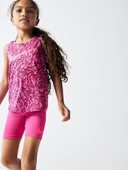 Розовый - Nike Little Kids Veneer Vest and Shorts Set - Image 5 of 14
