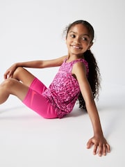 Розовый - Nike Little Kids Veneer Vest and Shorts Set - Image 6 of 14