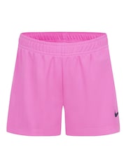 Nike White/Pink Kids Little Happy Camper Shorts Set - Image 5 of 9