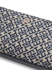 Tommy Hilfiger Blue Monogram Jacquard Crossbody Camera Bag - Image 3 of 4