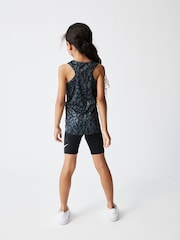 Черный - Nike Little Kids Veneer Vest and Shorts Set - Image 2 of 9