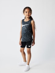 Черный - Nike Little Kids Veneer Vest and Shorts Set - Image 3 of 9