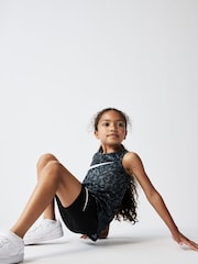 Черный - Nike Little Kids Veneer Vest and Shorts Set - Image 7 of 9