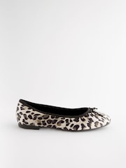 Leopard Standard/Wide Fit Forever Comfort® Ballerinas Shoes - Image 7 of 10