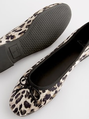 Leopard Standard/Wide Fit Forever Comfort® Ballerinas Shoes - Image 9 of 10