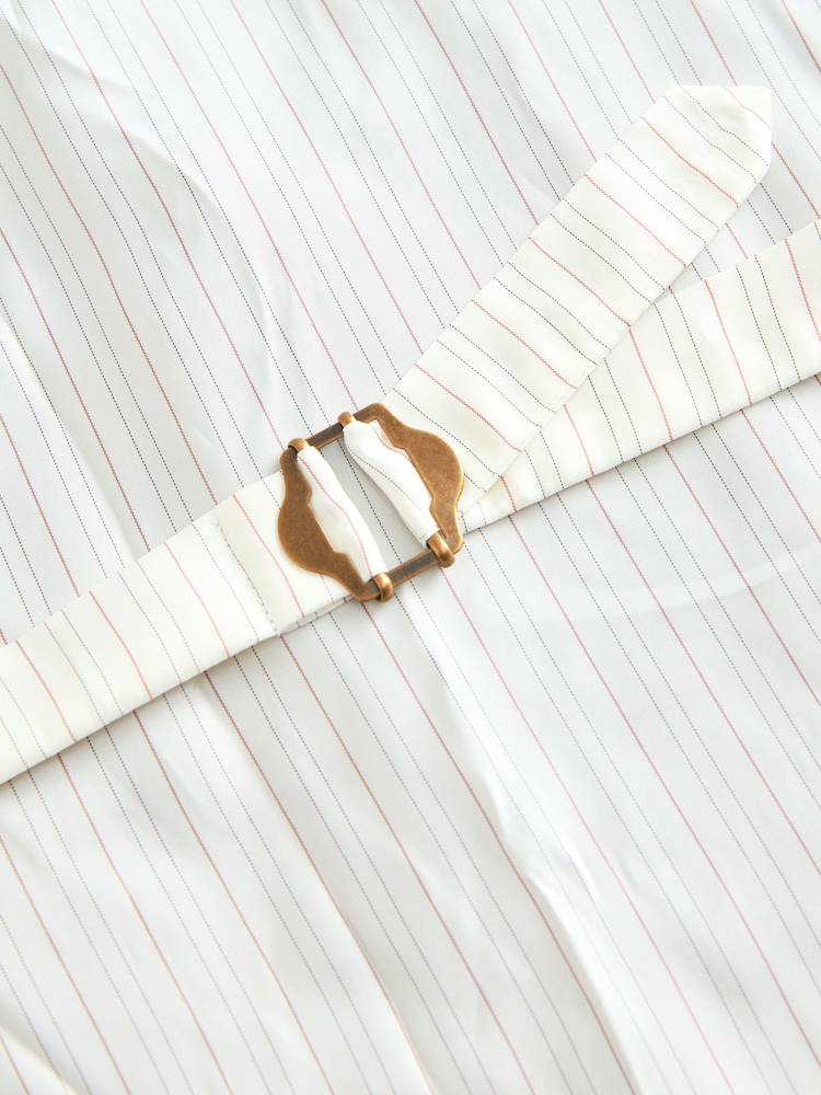 Barbour® Brown Slim Fit Textured Suit Waistcoat - Image 6 of 8