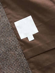 Barbour® Brown Slim Fit Textured Suit Waistcoat - Image 7 of 8