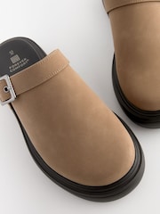Mink Brown Forever Comfort® Sling Back Buckle Clogs - Image 3 of 5