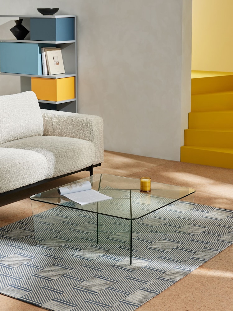 MADE.COM Clear Glass Oki Coffee Table - Image 1 of 3