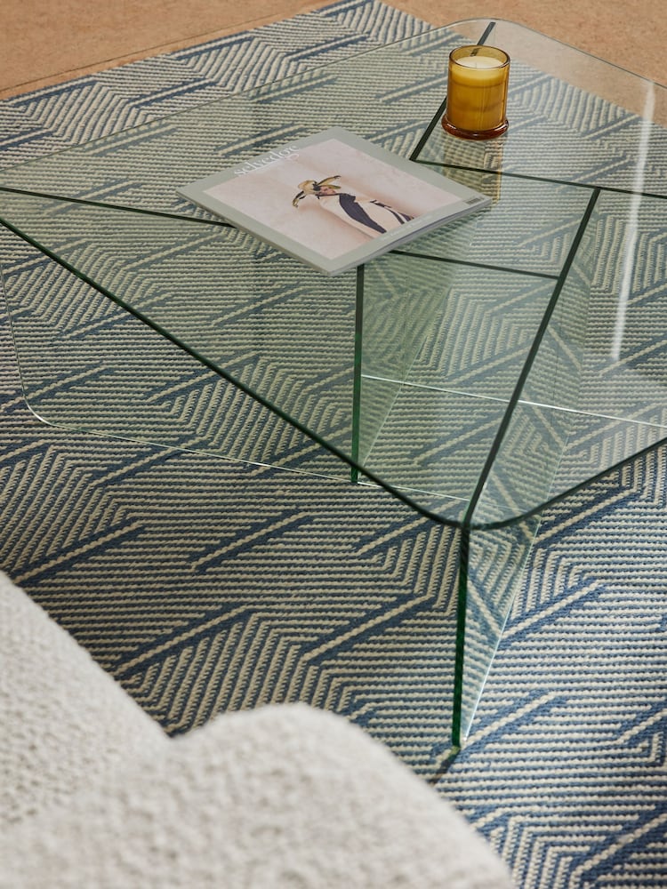 MADE.COM Clear Glass Oki Coffee Table - Image 2 of 3