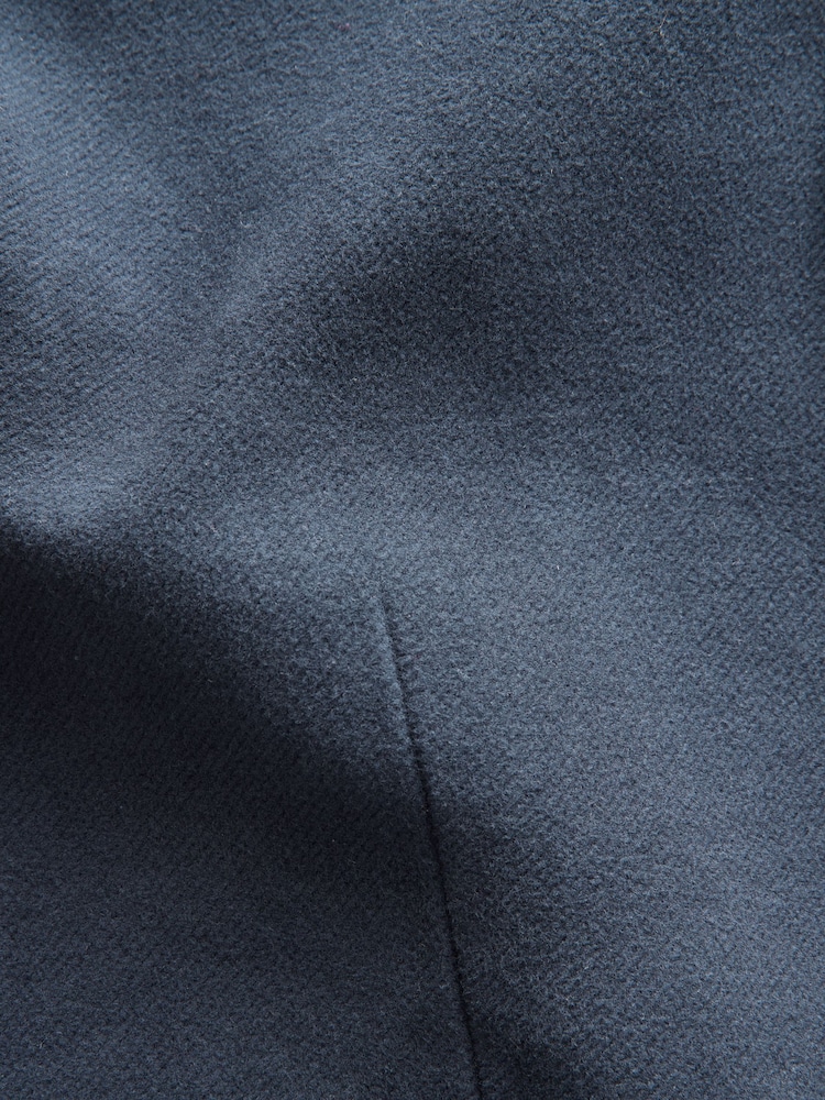 Navy Blue Barbour® Slim Fit Moleskin Suit Waistcoat - Image 9 of 9