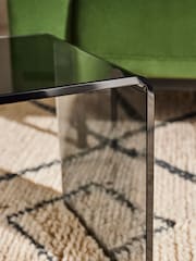MADE.COM Smoke Grey Hesta Nest of 2 Side Table - Image 2 of 4