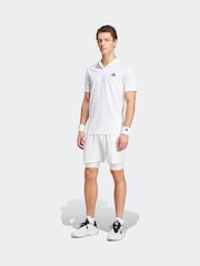adidas White Tennis Pro AEROREADY Shorts and Inner Shorts Set - Image 4 of 9