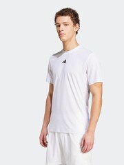 adidas White Tennis Pro AIRCHILL FreeLift T-Shirt - Image 1 of 7