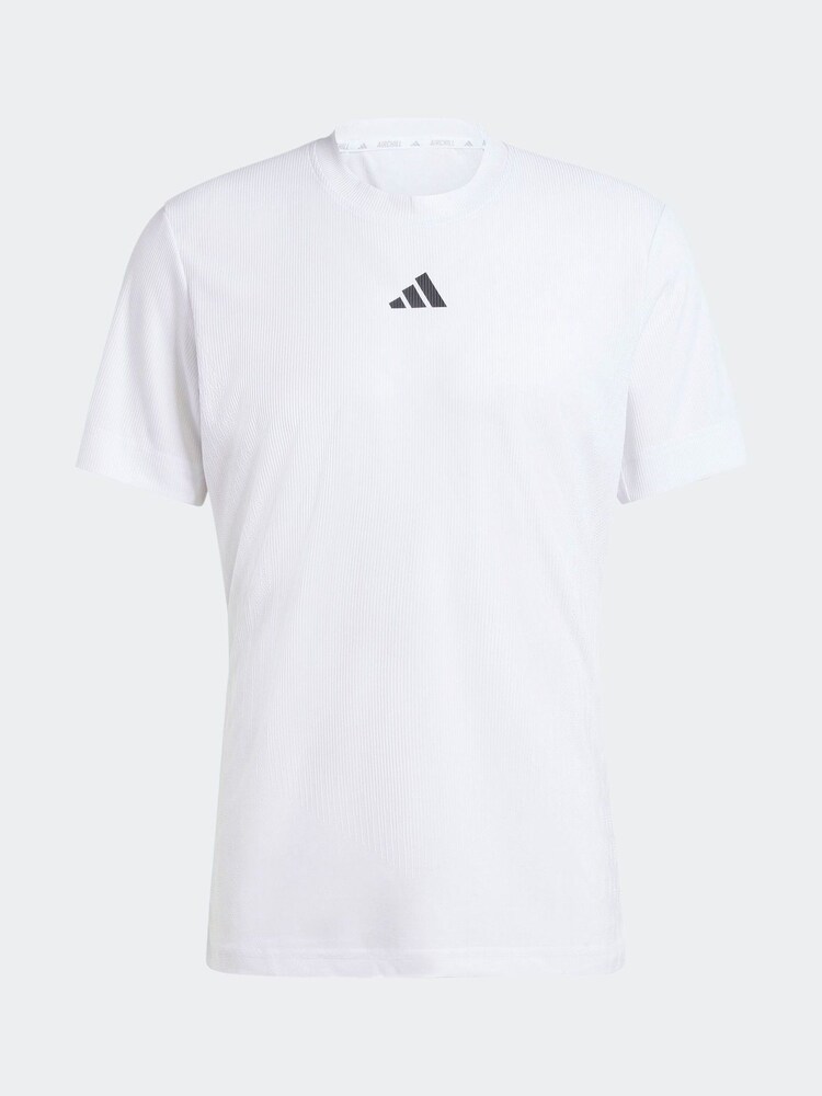 adidas White Tennis Pro AIRCHILL FreeLift T-Shirt - Image 7 of 7
