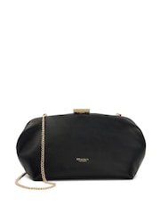 Dune London Black Expect Cube Clasp Clutch Bag - Image 3 of 6