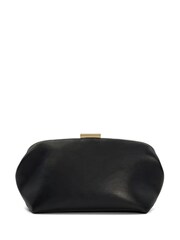 Dune London Black Expect Cube Clasp Clutch Bag - Image 4 of 6