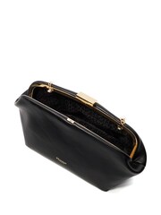 Dune London Black Expect Cube Clasp Clutch Bag - Image 5 of 6