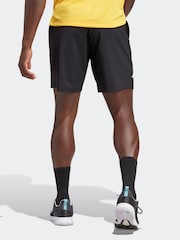 Черный - Adidas Клубный теннис Стрейчевые тканые шорты - Image 2 of 6