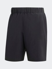 Черный - Adidas Клубный теннис Стрейчевые тканые шорты - Image 6 of 6
