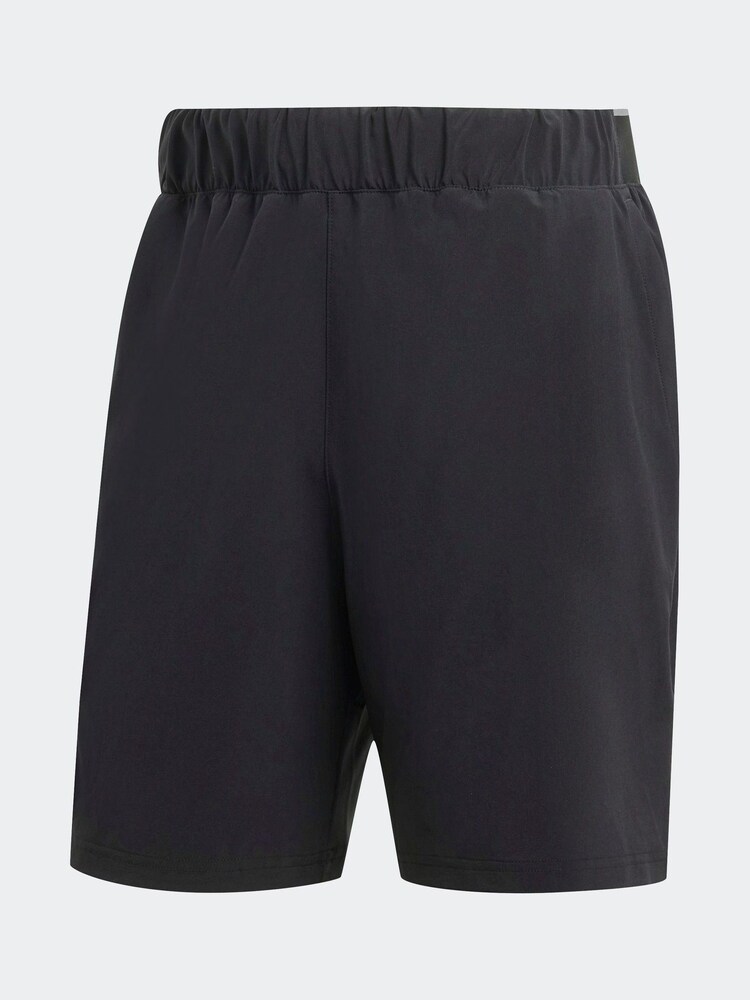 Черный - Adidas Клубный теннис Стрейчевые тканые шорты - Image 6 of 6