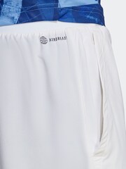 Белый - Adidas Клубный теннис Стрейчевые тканые шорты - Image 4 of 6