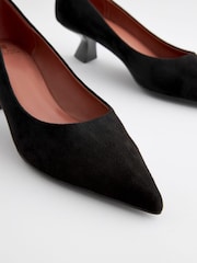 Black Standard/Wide Fit Forever Comfort® Kitten Heel Court Shoes - Image 6 of 8
