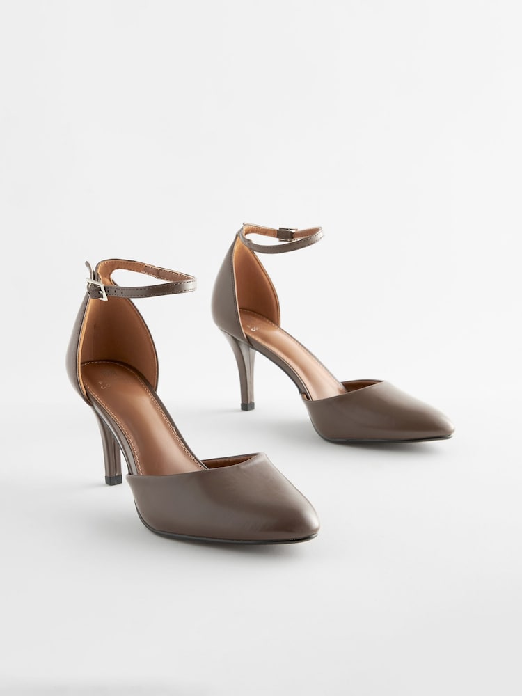 Kaki zelena - Forever Comfort® Closed Toe čevlji z visoko peto čevlji - Slika 1 iz 8 Kaki zelena - Forever Comfort® Closed Toe čevlji z visoko peto čevlji - Slika 1 iz 8