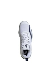 adidas White/Blue Courtflash Speed Tennis Trainers - Image 5 of 9