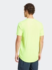 adidas Neon Club 3-Stripes Tennis T-Shirt - Image 2 of 7