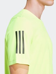 adidas Neon Club 3-Stripes Tennis T-Shirt - Image 5 of 7