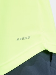 adidas Neon Club 3-Stripes Tennis T-Shirt - Image 6 of 7