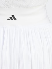adidas White Tennis Pro Pleated Aeroready Skirt - Image 6 of 7