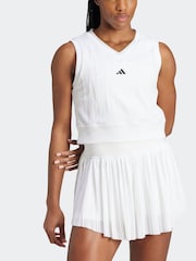 adidas White Vests - Image 8 of 10