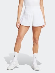 adidas White Tennis Pro AEROREADY Seersucker Shorts - Image 2 of 7