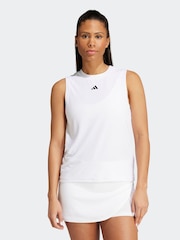 adidas White Tennis Pro AIRCHILL Match Tank Top - Image 1 of 8