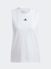 adidas White Tennis Pro AIRCHILL Match Tank Top - Image 8 of 8