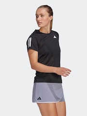adidas Black Tennis Club T-Shirt - Image 4 of 7