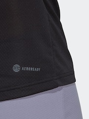 adidas Black Tennis Club T-Shirt - Image 6 of 7