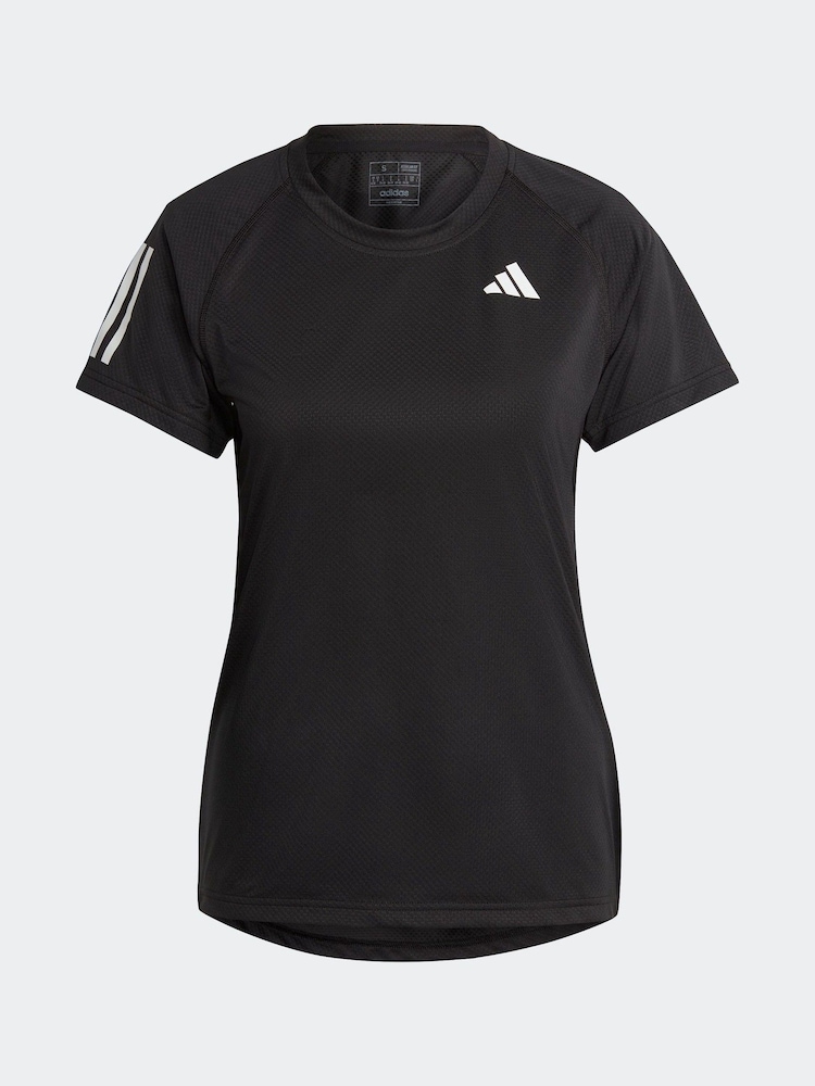 adidas Black Tennis Club T-Shirt - Image 7 of 7
