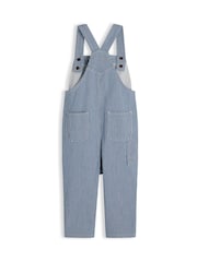 Tommy Hilfiger Blue Railroad Stripe Denim Dungarees - Image 2 of 3