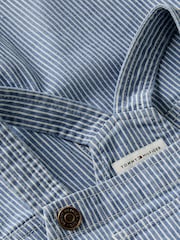 Tommy Hilfiger Blue Railroad Stripe Denim Dungarees - Image 3 of 3