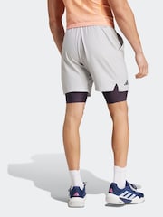 adidas Tennis Pro AEROREADY Shorts and Inner Shorts Set - Image 3 of 7