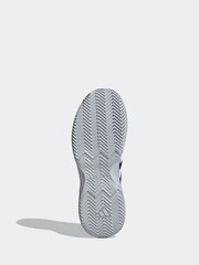 adidas Blue/White Gamecourt 2.0 Tennis Trainers - Image 5 of 11