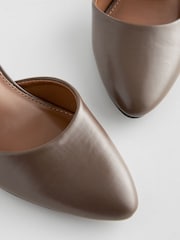 Khaki Green Extra Wide Fit Forever Comfort® Closed Toe Heel Shoes - Image 5 of 6