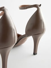 Khaki Green Extra Wide Fit Forever Comfort® Closed Toe Heel Shoes - Image 6 of 6
