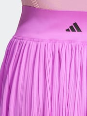 adidas Purple Tennis Pro Pleated Aeroready Skirt - Image 6 of 7