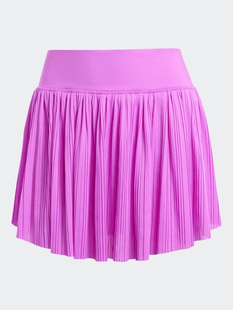 adidas Purple Tennis Pro Pleated Aeroready Skirt - Image 7 of 7